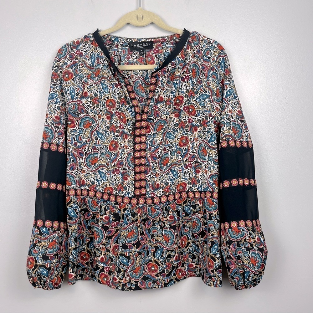Laundry By Shelli Segal Floral Blouse